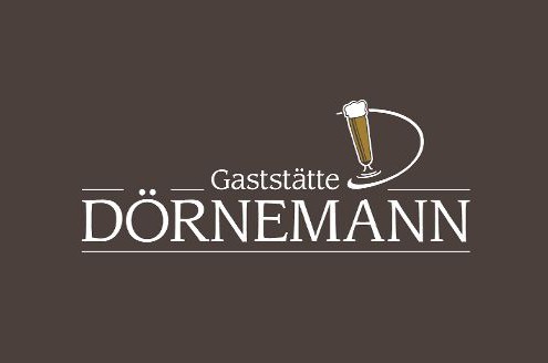 Logo mit Bierglas der Gaststätte Dörnemann