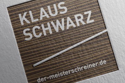 Klaus Schwarz, der Meisterschreiner Logo