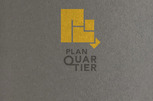 Logo PlanQuartier auf Pressemappe als Teaserbild